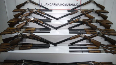 Hakkari'de 50 av tüfeği ele geçirildi