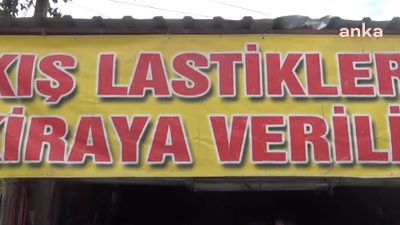 Kış lastikleri kiraya veriliyor. Ekonomik kriz yok diyenler utansın