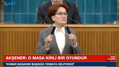 Meral Akşener AKP'ye kapıyı tamamen böyle kapattı. ''Saray görünümlü kumarhanenizi başınıza yıkmaya geliyoruz''