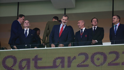 İspanya Kralı Katar'da coştu