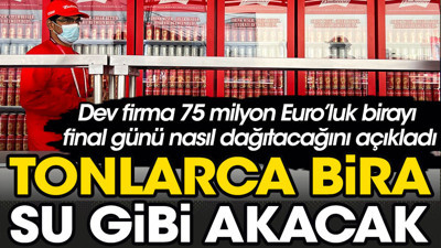 Yasaklanan tonlarca bira final günü Katar'da su gibi akacak