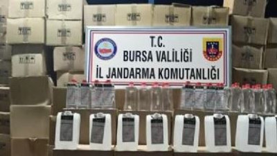 Ağda salonu sahte içki deposu çıktı