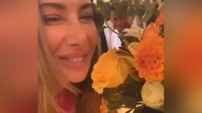 Şeyma Subaşı çiçek koklayınca alay konusu oldu