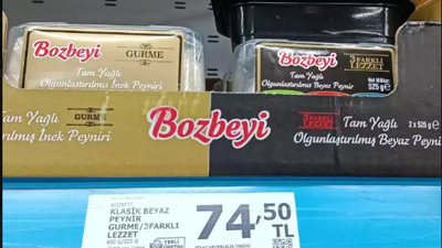 Asgari ücrete zam gelmeden yağmur gibi zam yaptılar. Etiketlere bakın hele