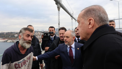 Erdoğan seçim startını Boğaziçi köprüsünde verdi