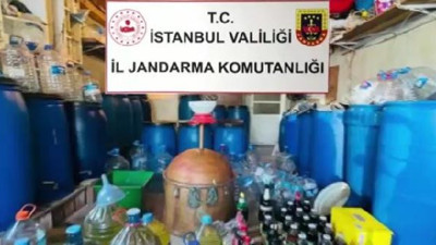 Jandarma'dan sahte içki operasyonu