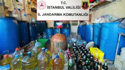 İstanbul’da jandarmadan sahte alkol operasyonu