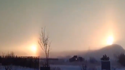 Gökyüzünde 3 güneş birden ortaya çıktı