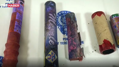 İzmir derbisinde stada bu yanıcı ve patlayıcılar sokuldu