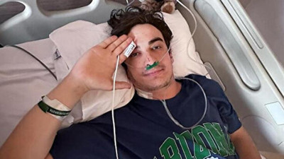 Sergen Deveci hastane odasından paylaştı. "Yeni nefesimle şişirilmiş balonlar"