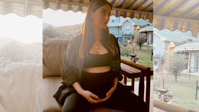 İkinci bebeğini bekleyen Hazal Kaya'dan yeni fotoğraf