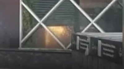 Trafo bomba gibi patladı