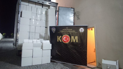 Niğde’de 5 milyon 500 bin makaron ele geçirildi