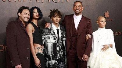 Will Smith Oscar tokadından sonra ilk kez kırmızı halıya çıktı