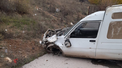 Aracıyla 40 metre yükseklikten uçtu