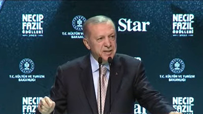 Cumhurbaşkanı Erdoğan katıldığı Necip Fazıl Ödülleri Töreni'nde açıklama yaptı