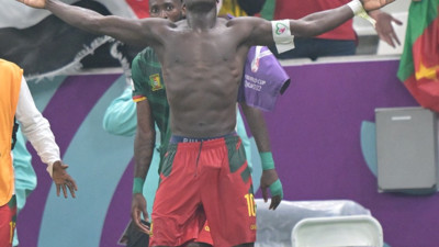 Aboubakar Brezilya'ya gol atıp, kırmızı kart gördü