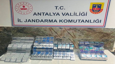 Antalya'da internet üzerinden kaçak sigara ve içki satan kişi yakalandı