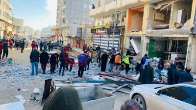 Akçakale'de patlama! Yaralılar var