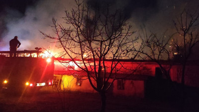 Depoda korkutan yangın (05 Aralık 2022)