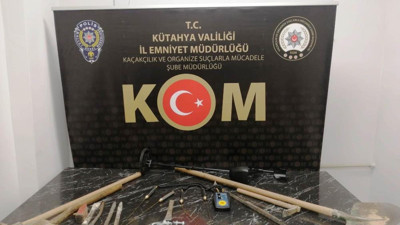 İzinsiz kazı yapıyorlardı: 8 kişi yakalandı