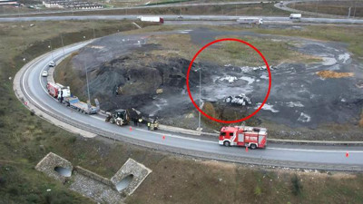 Yol kenarına bırakılan kimyasallar paniğe neden oldu