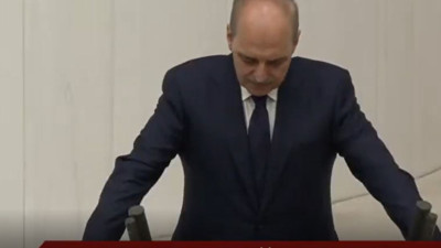 AKP'li Kurtulmuş'u konuşturmadılar. Muhalefetten büyük protesto