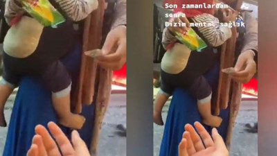 Vatandaş 1 TL istedi Suriyeli dilenci 5 TL verdi. Dilencileri bile bizim gençlerden iyi durumda