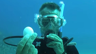 Suyun altında yumurta kırılırsa ne olur?