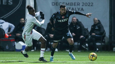Trabzonspor'un Premier Lig ekibiyle maçında gol düellosu