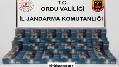 Ordu’da uyuşturucu ve kaçak tütün operasyonu