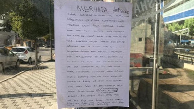 İlkokul öğrencisinin durağa astığı yazı okuyanın yüzüne tokat gibi çarptı