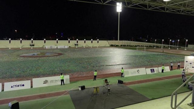 Futbol sahası büyüklüğündeki tablo Guinness Rekorlar Kitabı'na girdi