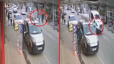 Kamyonetin çarptığı çocuk, metrelerce sürüklendi! O anlar kamerada
