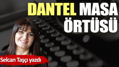 Dantel masa örtüsü