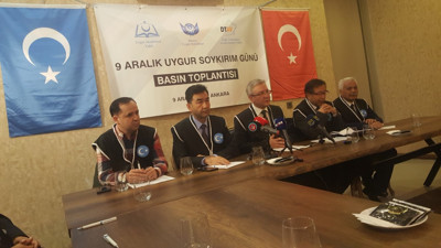 '9 Aralık Uygur soykırım günü' dolayısıyla Ankara’da basın toplantısı düzenlendi
