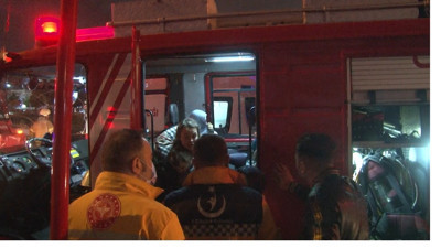 Altı katlı otelde yangın çıktı