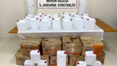 Mersin'de sahte içki operasyonu