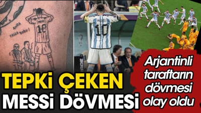 Messi'nin tepki seçen sevincini dövme yaptırdı ortalık karıştı