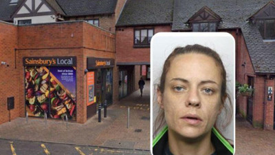 Elinde iğne ile mağaza soydu