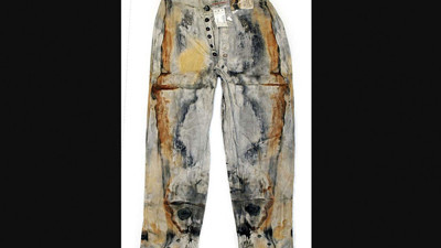 Altına hücum dönemin kot pantolonu rekor fiyatla satıldı