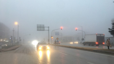 Konya-Ankara kara yolunda sis etkili oluyor
