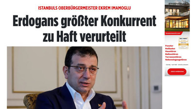 Almanya’nın en tirajlı gazetesi Bild’den dikkat çeken İmamoğlu Erdoğan başlığı