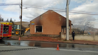 Konya'da müstakil evde yangın