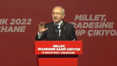 Kılıçdaroğlu Saraçhane'de konuştu: Milletin iradesine darbe vurulmuştur