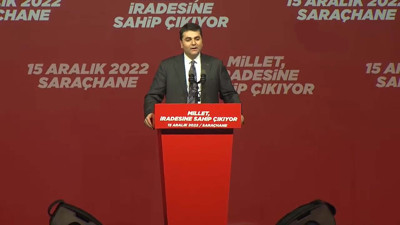 Gültekin Uysal Saraçhane'de konuştu: Her şeyi çalanlar sandığı da çalmaya karar verdi