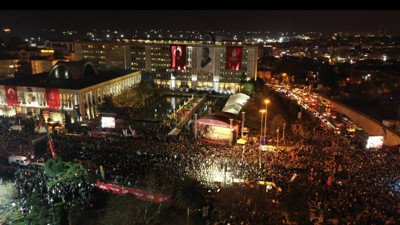 Emniyet kaynakları Saraçhane mitingine kaç kişinin katıldığını açıkladı