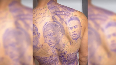 Brezilya'nın dövme laneti: Dünya Kupası'ndan oldular