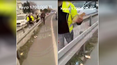 Döviz taşıyan kurye paraları yola düşürdü: Tek tek paraları istedi kayıp 84 bin euro