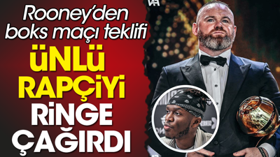 Rooney ünlü rapçiyi ringe çağırdı: Boks yapalım